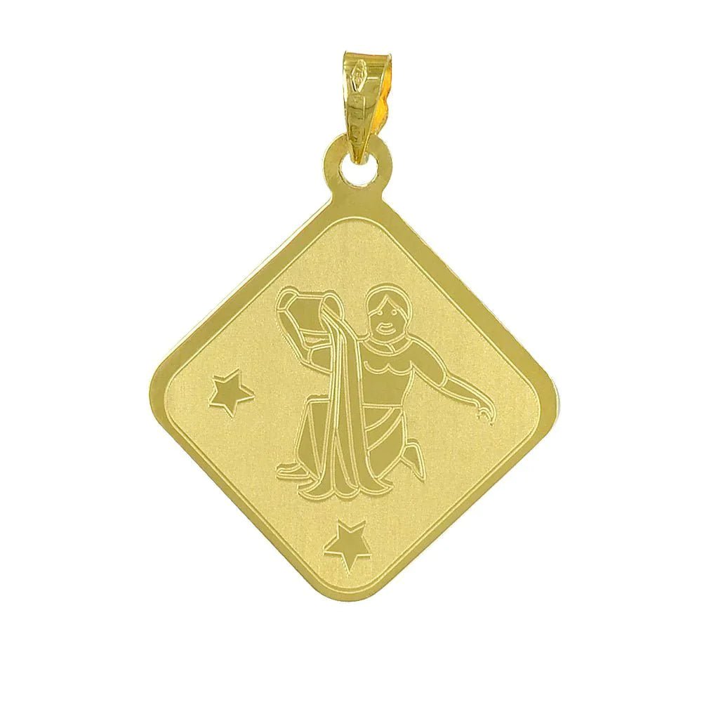 Hängsmycke vattumannen på matt platta