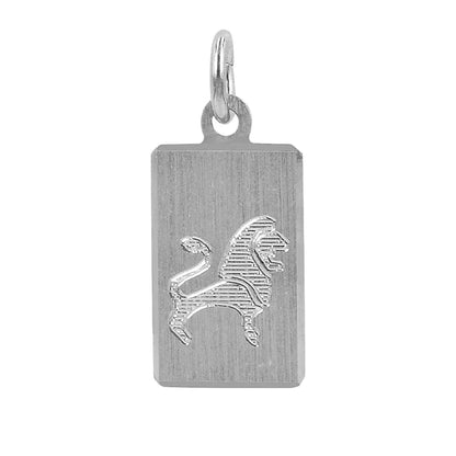 Stjärntecken rektangulär silver