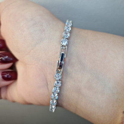 Tennisarmband silver