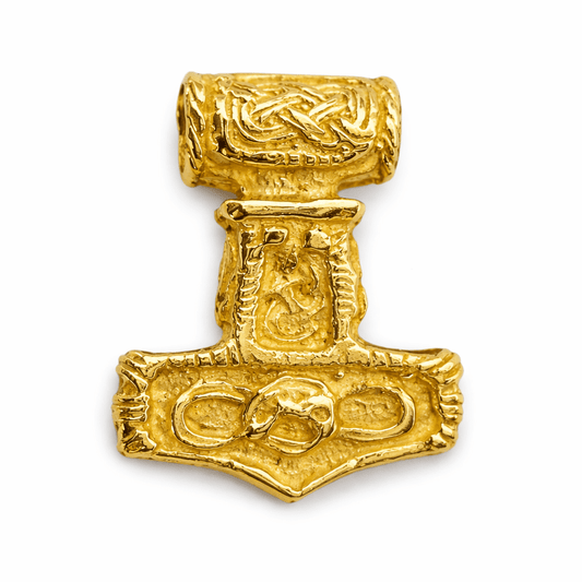 Tors hammare massiv 18k guld