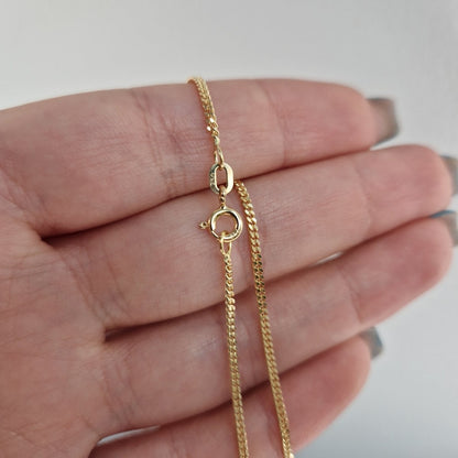 Vristlänk pansar 18k guld 25cm, Bredd 1,6mm