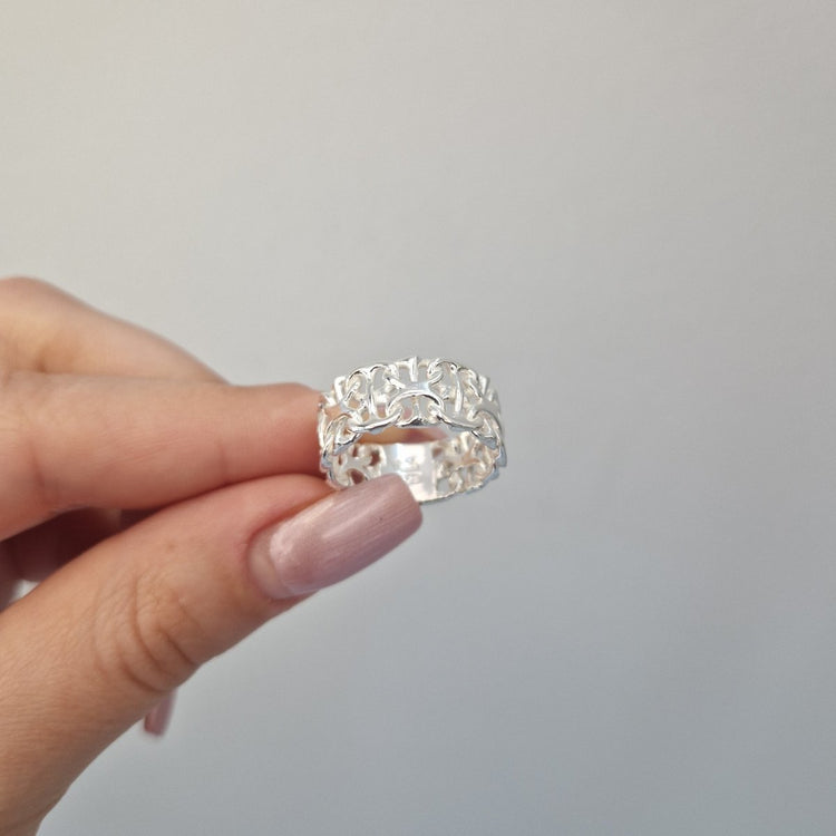 X-länk Ring med stav