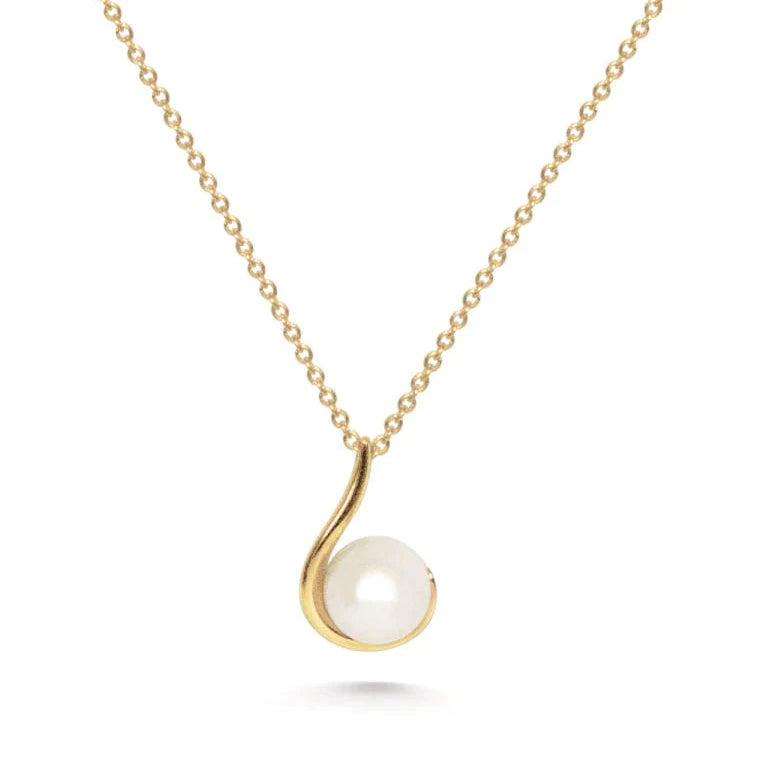 Designat hängsmycke med pärla