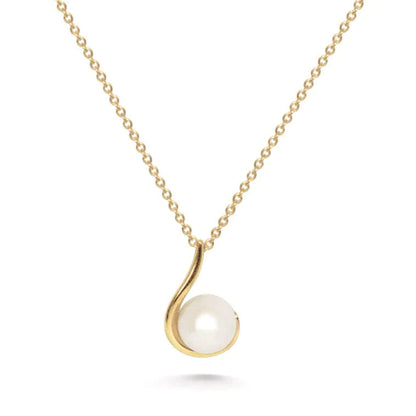 Designat hängsmycke med pärla